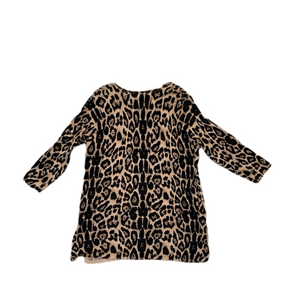 INC Long Sleeve Tunic Sweater Animal Print Size OX - Picture 4 of 6